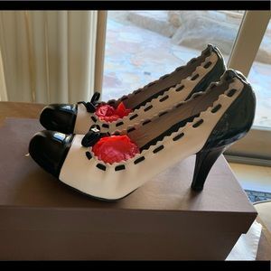 Bally patent leather heels